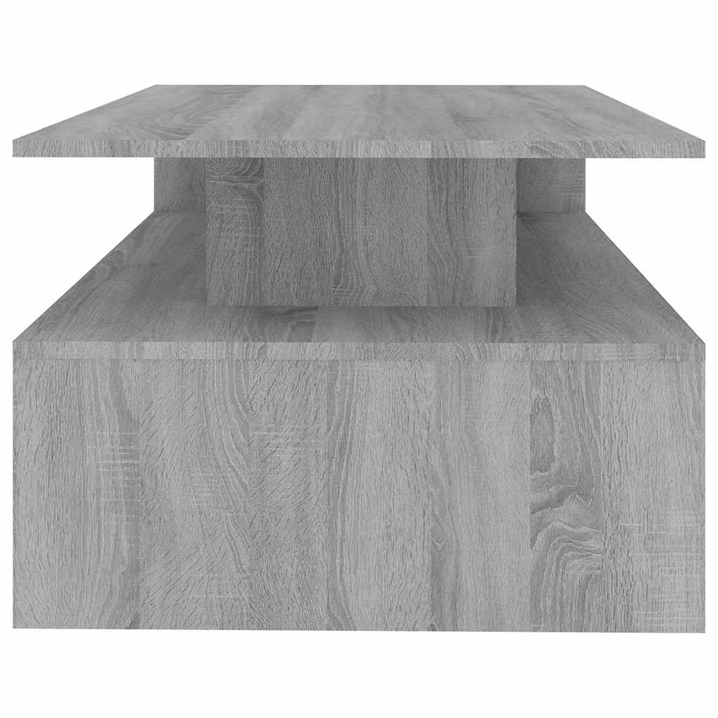 Τραπεζάκι Σαλονιού Γκρι Sonoma 90x60x42,5 εκ.Επεξεργασμένο Ξύλο