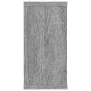 Ραφιέρες Τοίχου Κύβος 2 τεμ Γκρι Sonoma 100x15x30εκ. Επεξ. Ξύλο - Pakobazaar