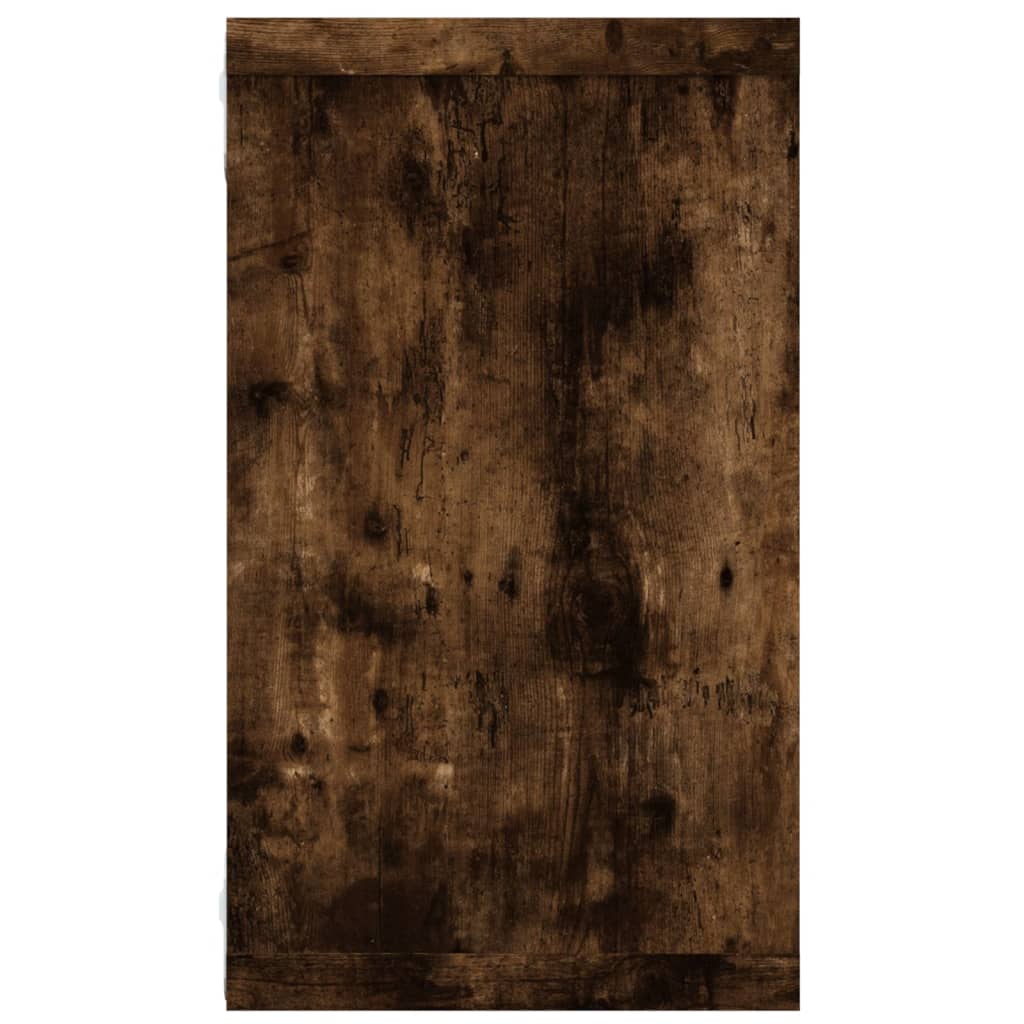 Ραφιέρες Τοίχου Κύβοι 2 τεμ. Καπν. Δρυς 80x15x26,5 εκ. Επ. Ξύλο