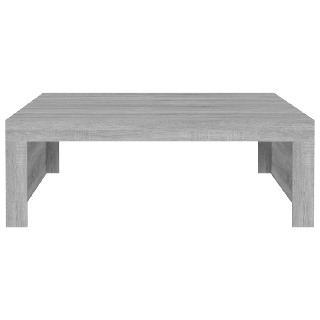 Τραπεζάκι Σαλονιού Γκρι Sonoma 100x100x35εκ. Επεξεργασμένο Ξύλο