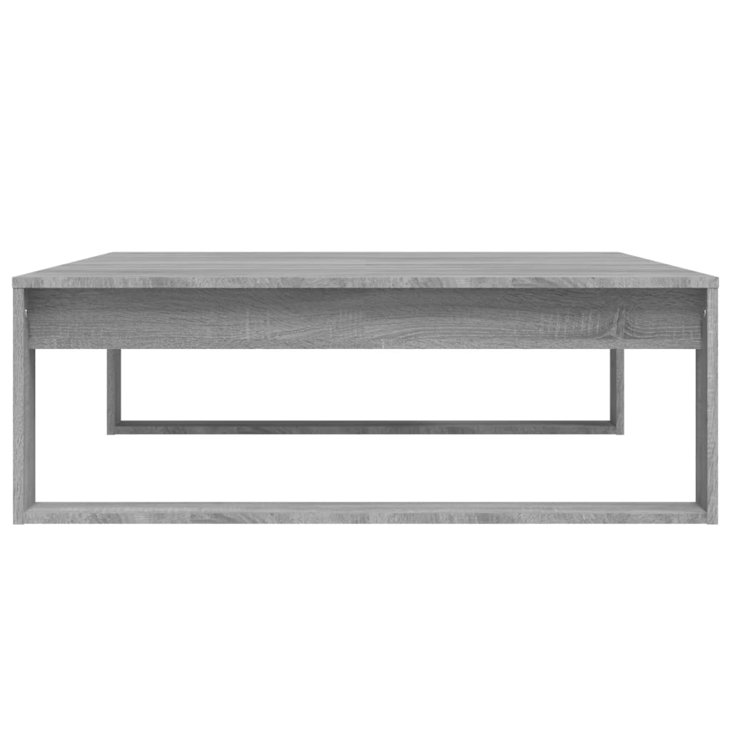 Τραπεζάκι Σαλονιού Γκρι Sonoma 100x100x35εκ. Επεξεργασμένο Ξύλο