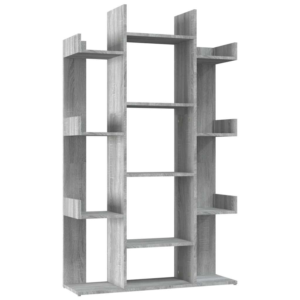 Βιβλιοθήκη Γκρι Sonoma 86x25,5x140 εκ. από Επεξεργασμένο Ξύλο