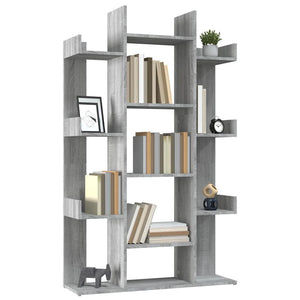 Βιβλιοθήκη Γκρι Sonoma 86x25,5x140 εκ. από Επεξεργασμένο Ξύλο