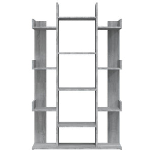 Βιβλιοθήκη Γκρι Sonoma 86x25,5x140 εκ. από Επεξεργασμένο Ξύλο