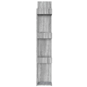 Βιβλιοθήκη Γκρι Sonoma 86x25,5x140 εκ. από Επεξεργασμένο Ξύλο