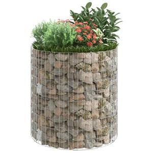 Συρματοκιβώτιο-Γλάστρα Στύλος Κυκλική Ø100x100 εκ Γαλβ. Χάλυβας - PAKOBAZAAR