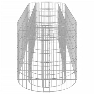 Συρματοκιβώτιο-Γλάστρα Υπερυψωμένη 190x50x50 εκ. Γαλβαν. Ατσάλι - PAKOBAZAAR