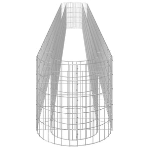 Συρματοκιβώτιο-Γλάστρα Υπερυψωμένη 540x50x50 εκ. Γαλβαν. Ατσάλι - PAKOBAZAAR