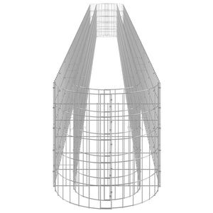Συρματοκιβώτιο-Γλάστρα Υπερυψωμένη 610x50x50 εκ. Γαλβαν. Ατσάλι - PAKOBAZAAR