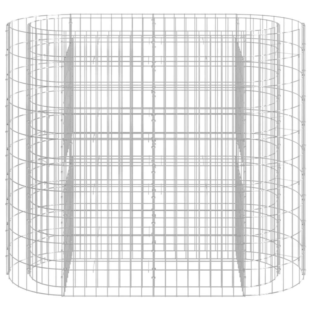 Συρματοκιβώτιο-Γλάστρα Υπερυψωμένη 120x50x100 εκ Γαλβαν. Ατσάλι - PAKOBAZAAR