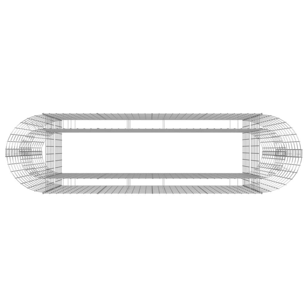 Συρματοκιβώτιο-Γλάστρα Υπερυψωμένη 190x50x100 εκ Γαλβαν. Ατσάλι - PAKOBAZAAR