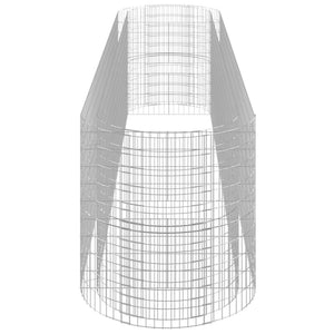 Συρματοκιβώτιο-Γλάστρα Υπερυψωμένη 500x100x100 εκ Γαλβ. Ατσάλι - PAKOBAZAAR