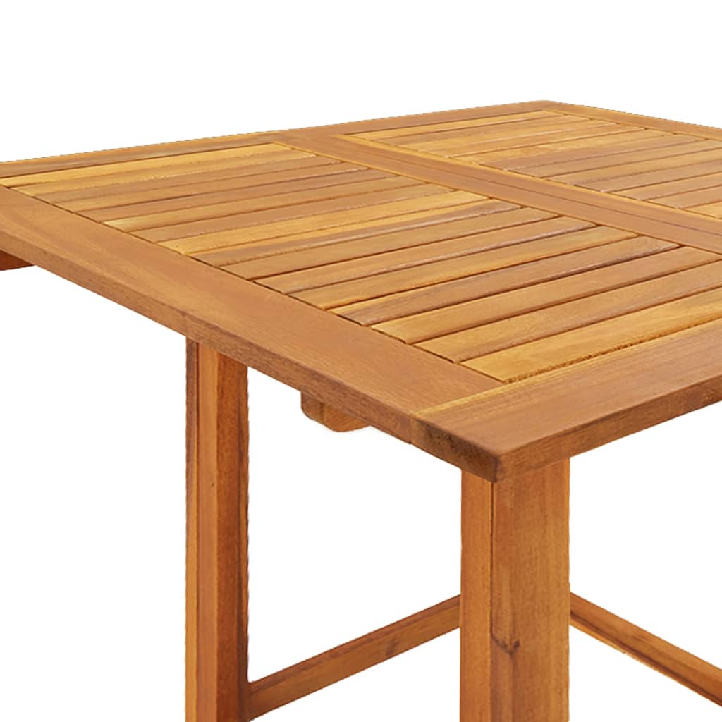 Τραπέζι Bistro 75 x 75 x 110 εκ. από Μασίφ Ξύλο Ακακίας