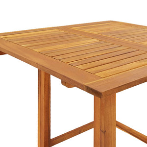 Τραπέζι Bistro 75 x 75 x 110 εκ. από Μασίφ Ξύλο Ακακίας