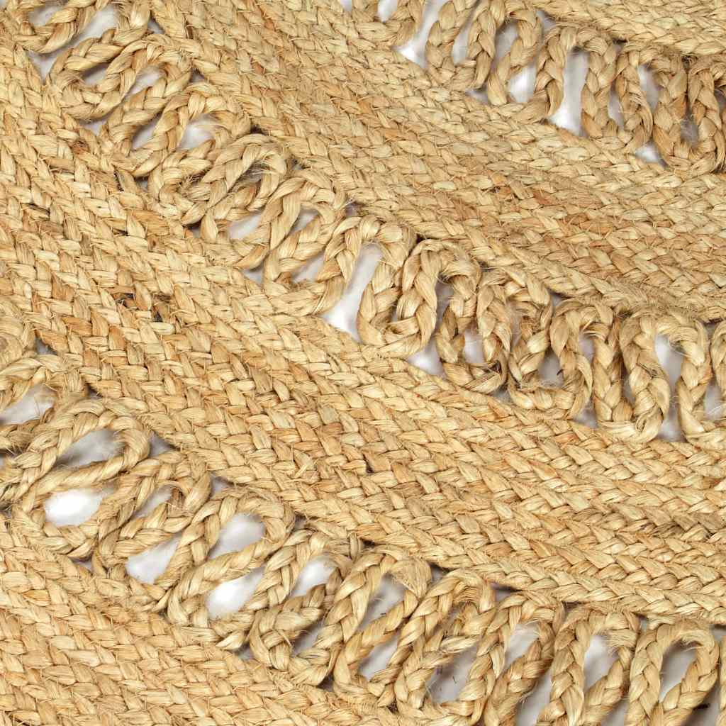 Χαλί Χειροποίητο Πλεκτό 210 εκ. από Γιούτα