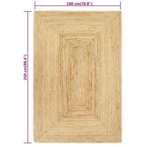 Χαλί Χειροποίητο 180 x 250 εκ. από Γιούτα - Pakobazaar