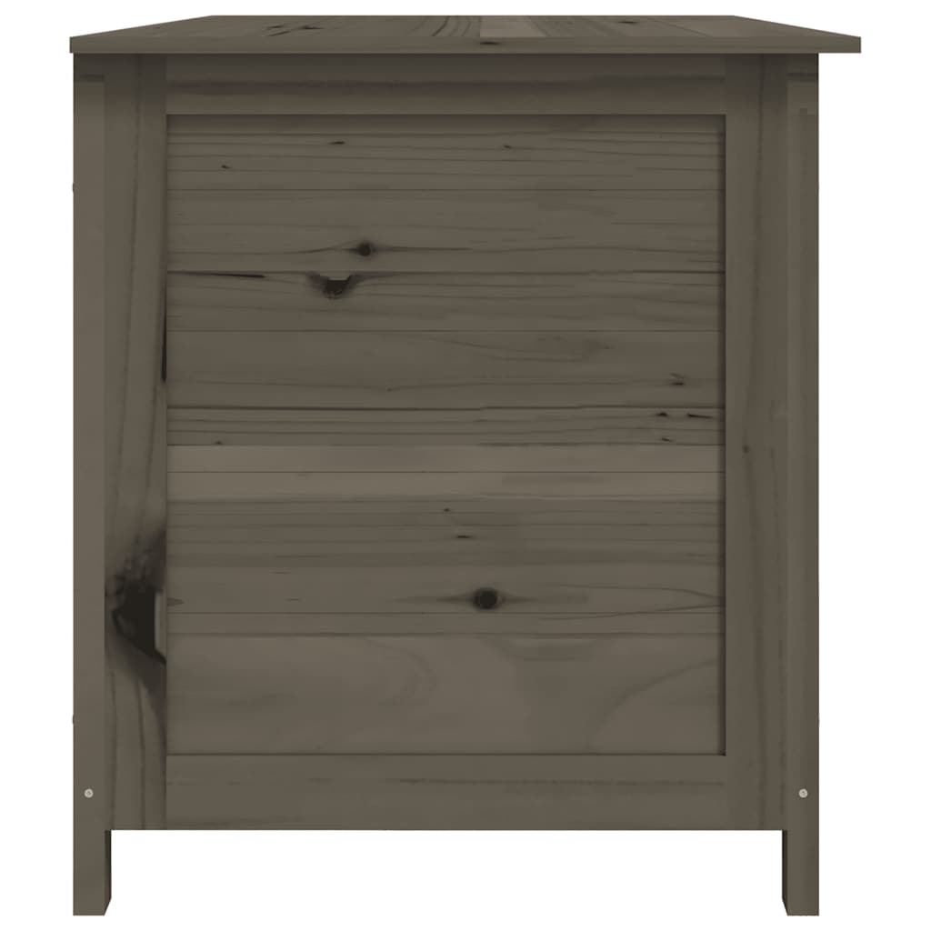 Κουτί Μαξιλαριών Εξ. Χώρου Ανθρακί 150x50x56 εκ. Μασίφ Ελάτη - PAKOBAZAAR