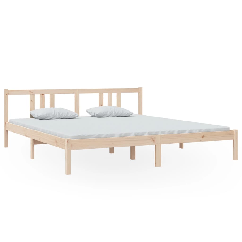 Πλαίσιο Κρεβατιού 180 x 200 εκ. Μασίφ Ξύλο Super King Size