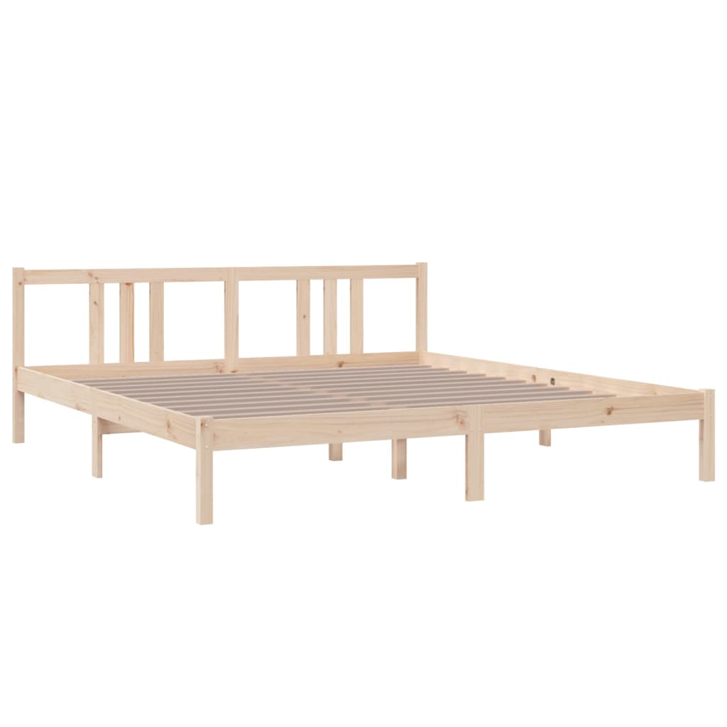 Πλαίσιο Κρεβατιού 180 x 200 εκ. Μασίφ Ξύλο Super King Size