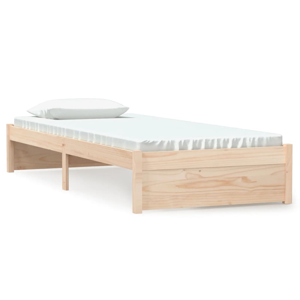 Πλαίσιο Κρεβατιού 75 x 190 εκ. από Μασίφ Ξύλο Small Single - Pakobazaar