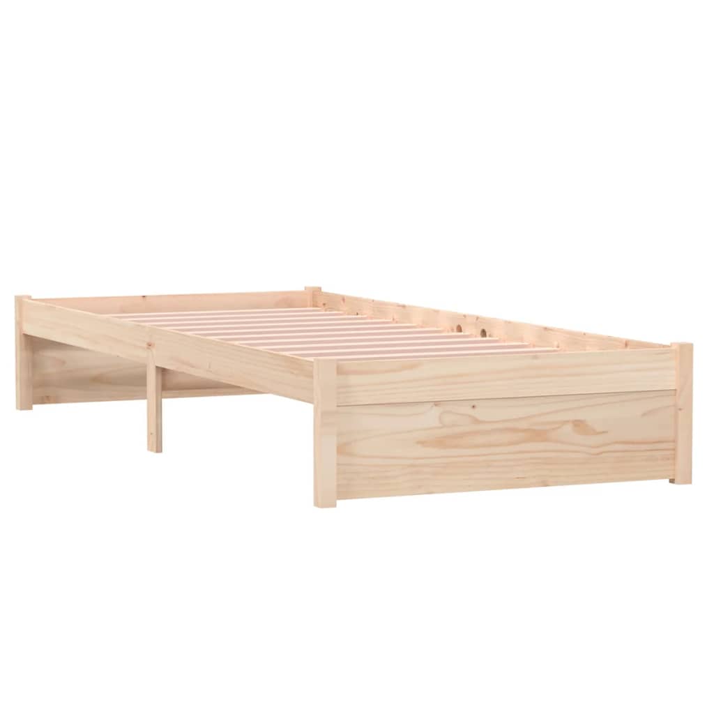 Πλαίσιο Κρεβατιού 75 x 190 εκ. από Μασίφ Ξύλο Small Single - Pakobazaar