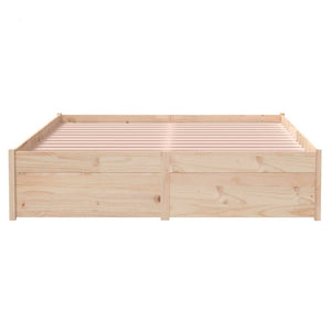 Πλαίσιο Κρεβατιού 120 x 190 εκ. από Μασίφ Ξύλο Small Double