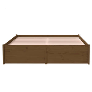 Πλαίσιο Κρεβατιού Μελί 120x190 εκ. Μασίφ Ξύλο Small Double