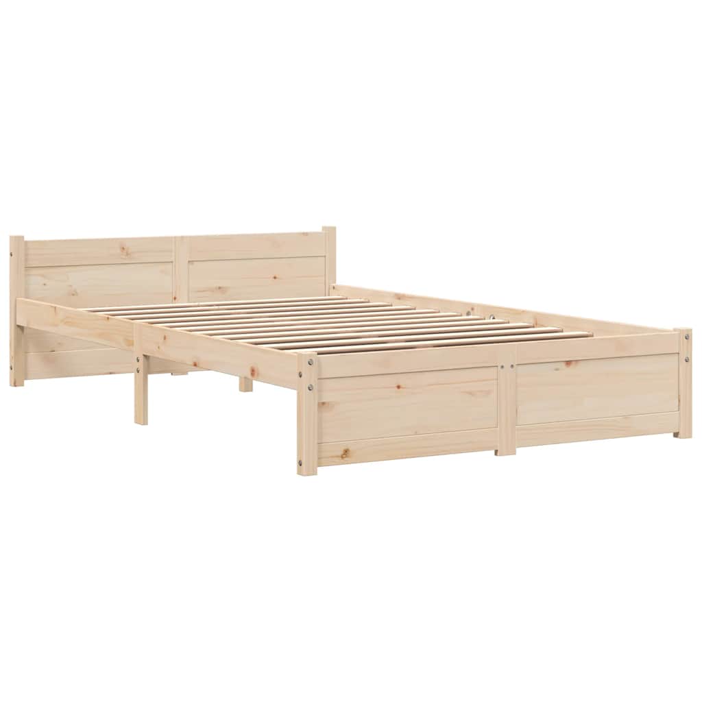 Πλαίσιο Κρεβατιού 120 x 190 εκ. από Μασίφ Ξύλο Small Double - Pakobazaar