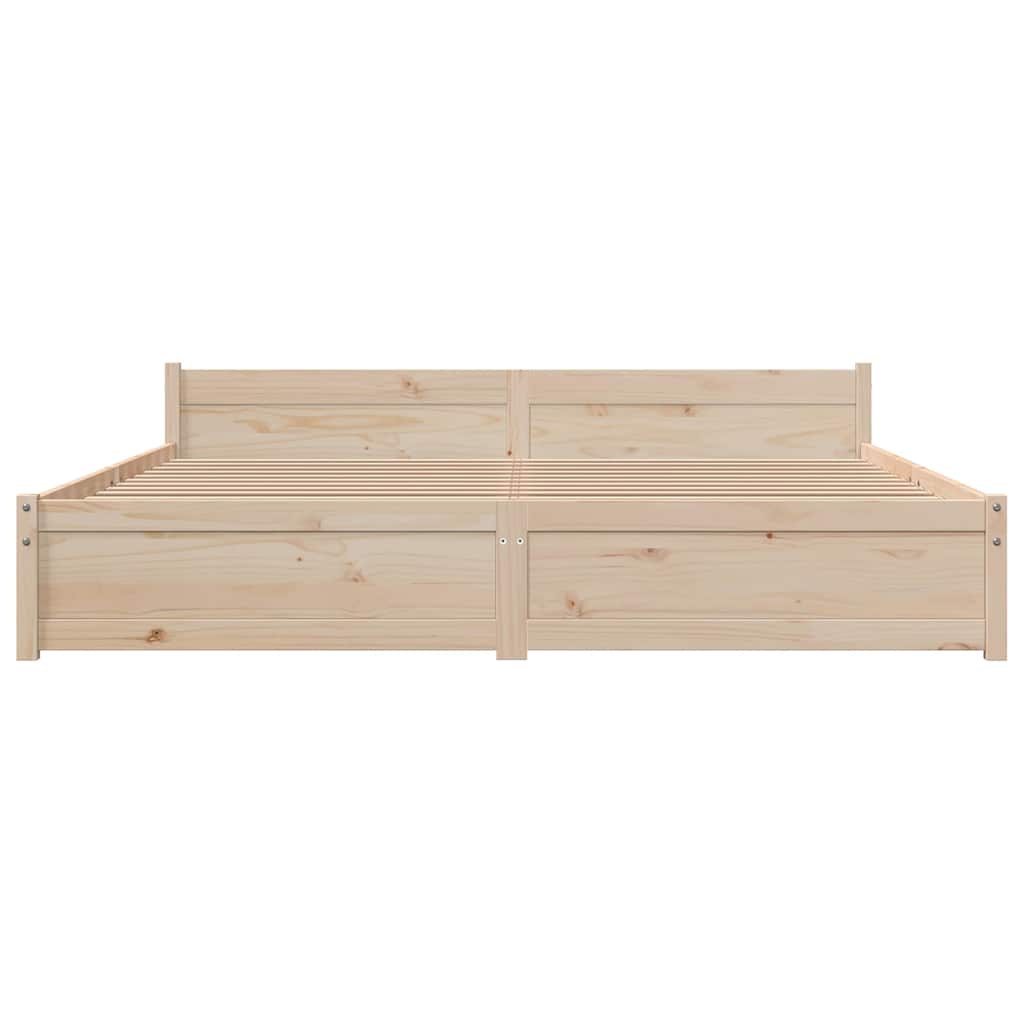 Πλαίσιο Κρεβατιού 180 x 200 εκ. Μασίφ Ξύλο Super King Size