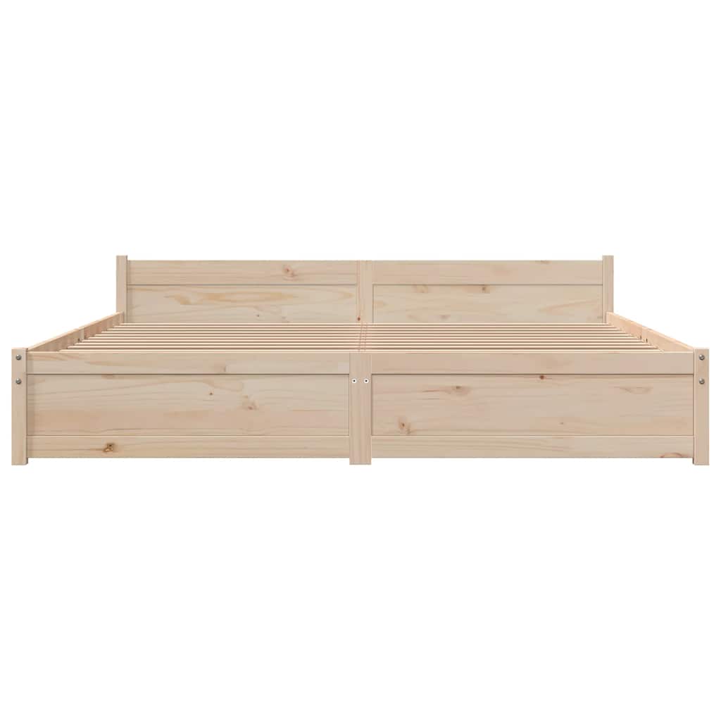 Πλαίσιο Κρεβατιού 180 x 200 εκ. Μασίφ Ξύλο Super King Size