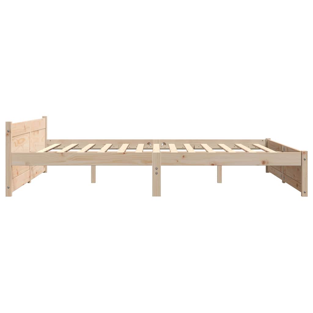 Πλαίσιο Κρεβατιού 180 x 200 εκ. Μασίφ Ξύλο Super King Size