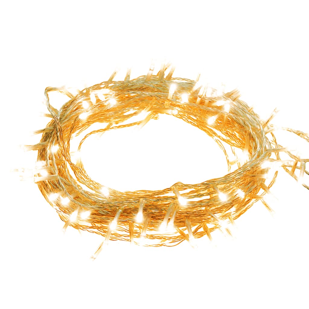 Φωτάκια με 1000 LED Θερμό Λευκό 100 μ. από PVC