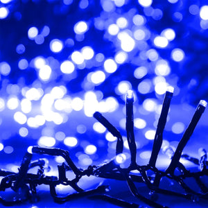 Φωτάκια Cluster με 1000 LED Μπλε από PVC