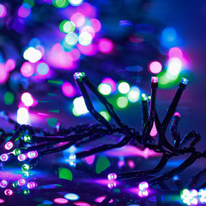 Φωτάκια Cluster με 1000 LED Παστέλ Πολύχρωμα από PVC