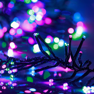 Φωτάκια Cluster με 2000 LED Παστέλ Πολύχρωμα από PVC