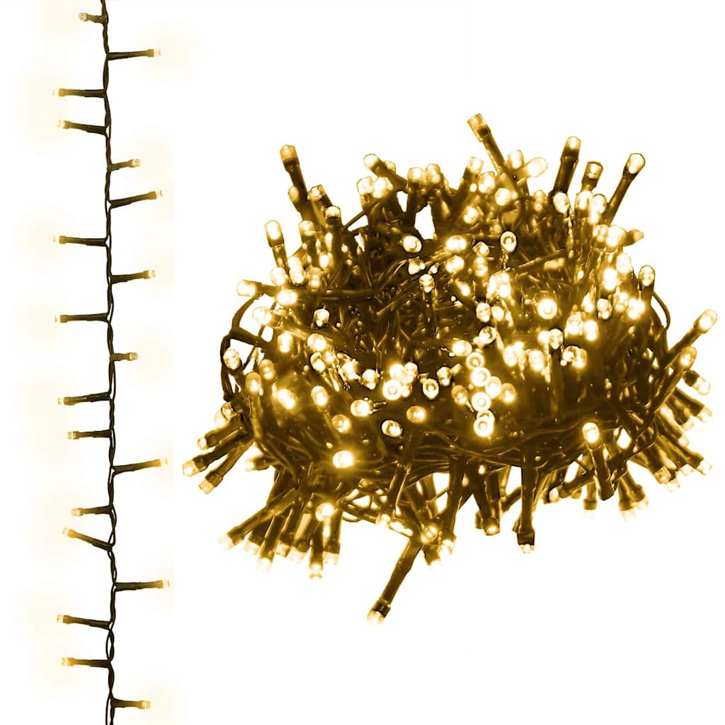 Φωτάκια Compact με 2000 LED Θερμό Λευκό 45 μ. από PVC