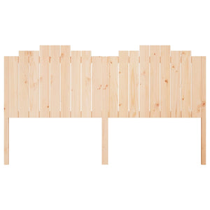 Κεφαλάρι Κρεβατιού 186x4x110 εκ. από Μασίφ Ξύλο Πεύκου