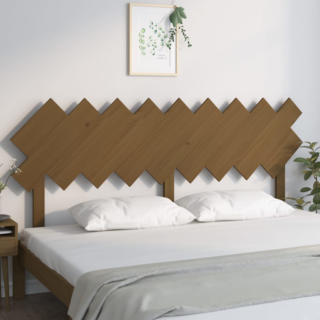 Κεφαλάρι Κρεβατιού Μελί 178x3x80,5 εκ. από Μασίφ Ξύλο Πεύκου