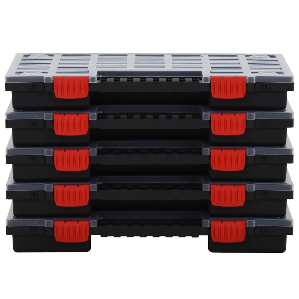 Κουτιά Ταξινόμησης 5 τεμ. 40 x 30 x 5 εκ. από Πολυπροπυλένιο - PAKOBAZAAR