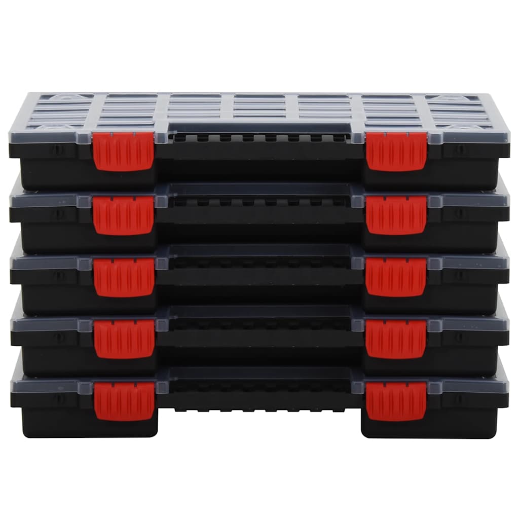 Κουτιά Ταξινόμησης 5 τεμ. 40 x 30 x 5 εκ. από Πολυπροπυλένιο - PAKOBAZAAR