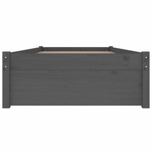 Πλαίσιο Κρεβατιού Με Συρτάρια Μαύρο 75x190 εκ Small Single