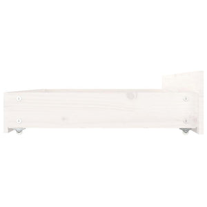 Πλαίσιο Κρεβατιού Με Συρτάρια Λευκό 135 x 190 εκ. Double - PAKOBAZAAR