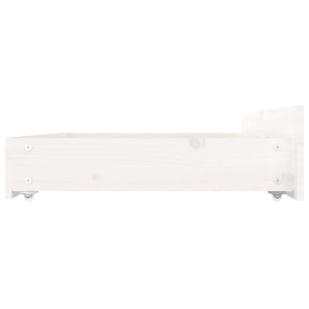 Πλαίσιο Κρεβατιού με Συρτάρια Λευκό 120 x 200 εκ. - Pakobazaar