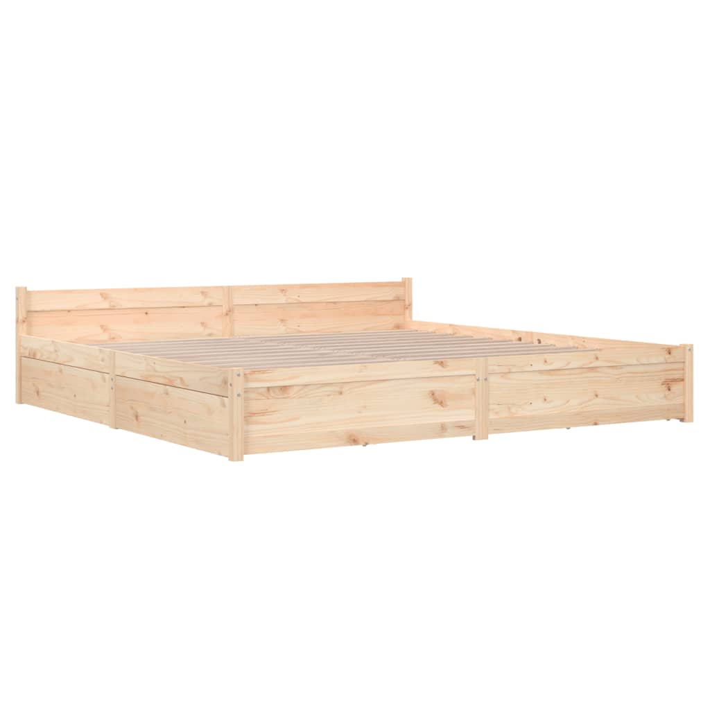 Πλαίσιο Κρεβατιού Συρτάρια 180 x 200 εκ Super King Size - PAKOBAZAAR