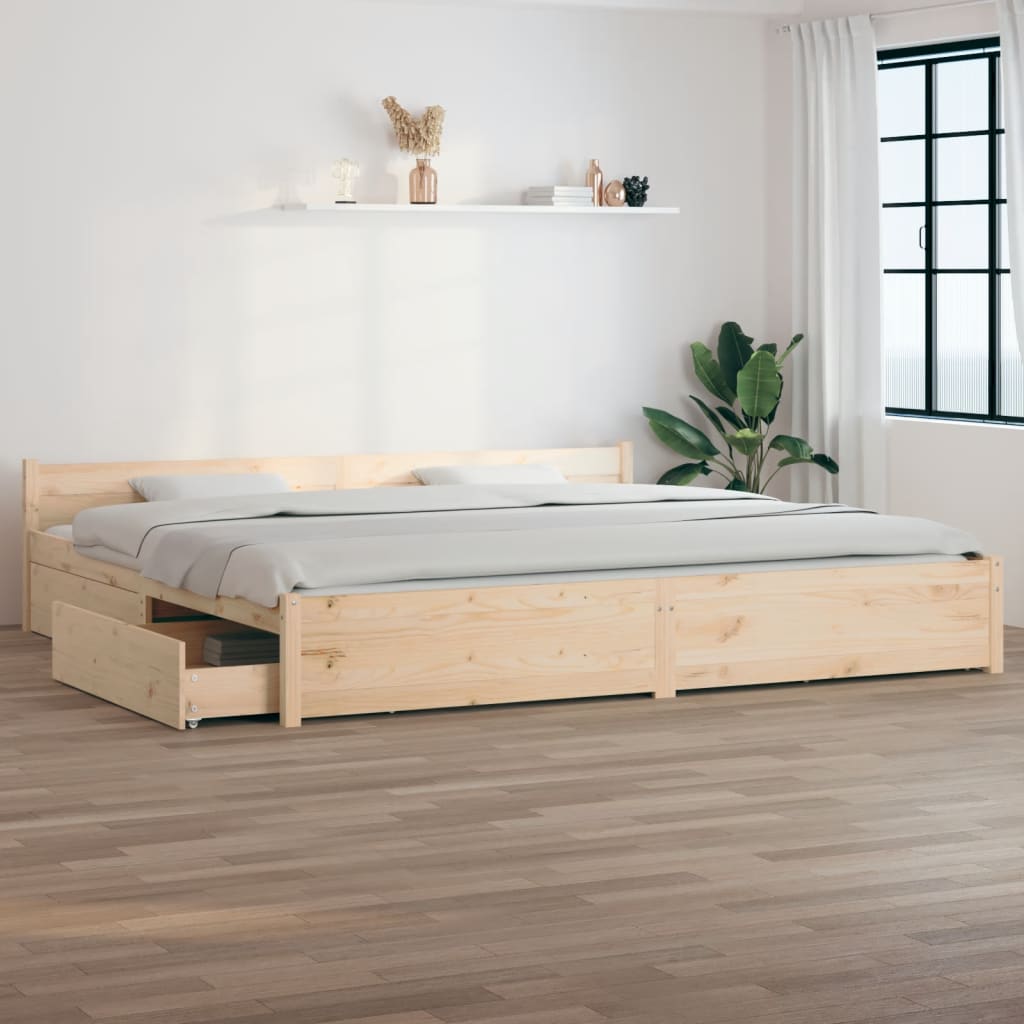 Πλαίσιο Κρεβατιού Συρτάρια 180 x 200 εκ Super King Size