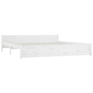 Πλαίσιο Κρεβατιού Συρτάρια Λευκό 180 x 200 εκ Super King Size - PAKOBAZAAR