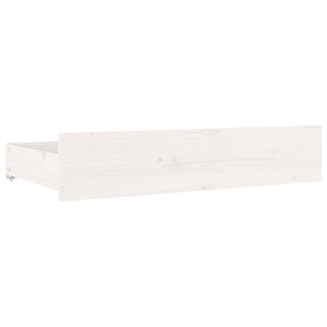 Πλαίσιο Κρεβατιού Συρτάρια Λευκό 180 x 200 εκ Super King Size - PAKOBAZAAR