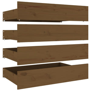 Πλαίσιο Κρεβατιού Συρτάρια Καφέ 180 x 200 εκ Super King Size