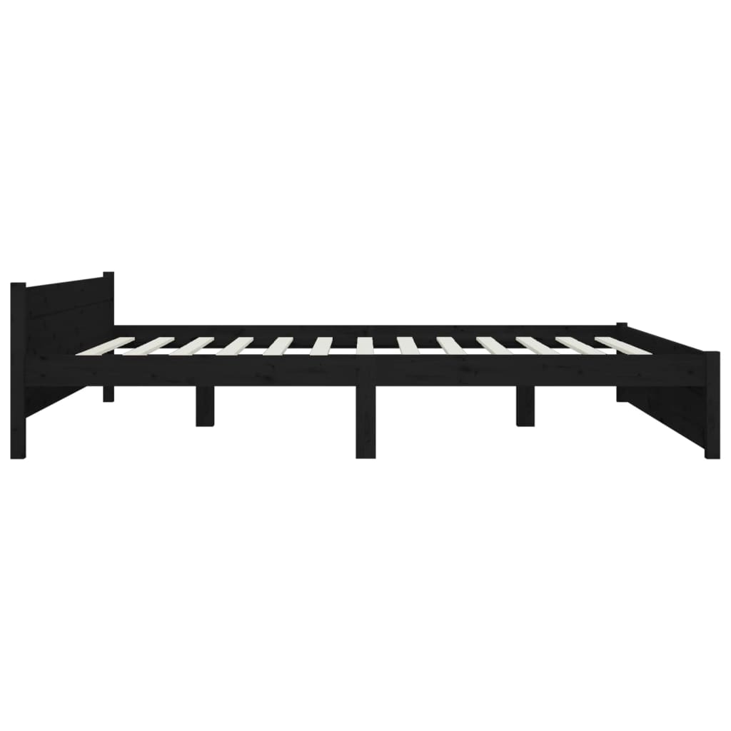 Πλαίσιο Κρεβατιού Συρτάρια Μαύρο 180 x 200 εκ Super King Size - PAKOBAZAAR