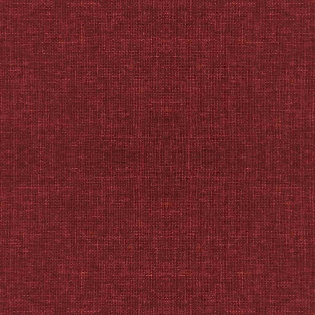 Καρέκλες Τραπεζαρίας Περιστρεφόμενες 2 τεμ. Μπορντό Υφασμάτινες